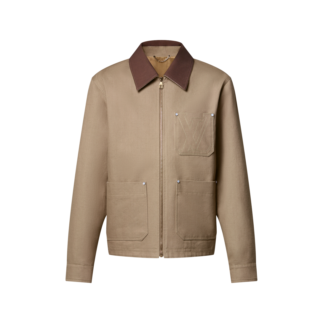 Louis Vuitton 1AGIT7 ワークウェアコットンキャンバスブルゾン Workwear Cotton Canvas Blouson - Ready-to-Wear | LOUIS VUITTON